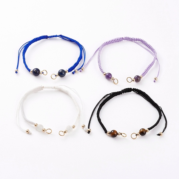 PandaHall Adjustable Nylon Thread Braided Bead Bracelet Making, with Natural Gemstone Bead and Brass Beads, Mixed Color, 4-1/8 inch..., Multicolor
PandaHall Adjustable Nylon Thread Braided Bead Bracelet Making, with Natural Gemstone Bead and Brass Beads, Mixed Color, 4-1/8 inch..., Multicolor