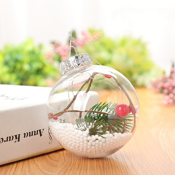 PandaHall Transparent Plastic Fillable Ball Pendants Decorations, with Rattan inside, Christmas Tree Hanging Ornament, Clear, 60mm Plastic...
PandaHall Transparent Plastic Fillable Ball Pendants Decorations, with Rattan inside, Christmas Tree Hanging Ornament, Clear, 60mm Plastic...