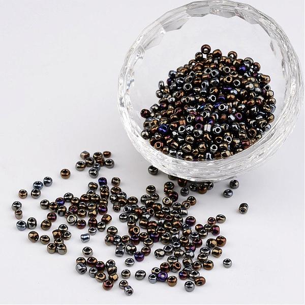 PandaHall 8/0 Electroplated Iris Round Glass Seed Beads, Colorful, 3mm, Hole: 1mm, about 1101pcs/50g Glass
PandaHall 8/0 Electroplated Iris Round Glass Seed Beads, Colorful, 3mm, Hole: 1mm, about 1101pcs/50g Glass