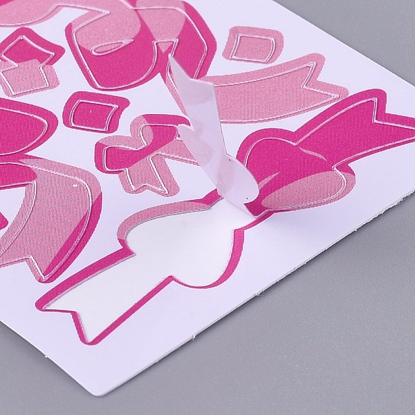 PandaHall Bowknot Ribbon Pattern Decorative Labels Stickers, DIY Handmade Scrapbook Photo Albums, Pink, 165x50x0.5mm, Pattern: 4~45mm Paper...
PandaHall Bowknot Ribbon Pattern Decorative Labels Stickers, DIY Handmade Scrapbook Photo Albums, Pink, 165x50x0.5mm, Pattern: 4~45mm Paper...