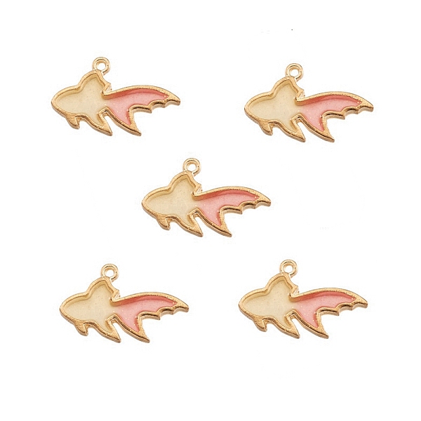 PandaHall Alloy Enamel Pendants, Goldfish Shape, Cadmium Free & Lead Free, Light Gold, Pink, 27x16mm, Hole: 1mm Alloy+Enamel Other Animal...
PandaHall Alloy Enamel Pendants, Goldfish Shape, Cadmium Free & Lead Free, Light Gold, Pink, 27x16mm, Hole: 1mm Alloy+Enamel Other Animal...