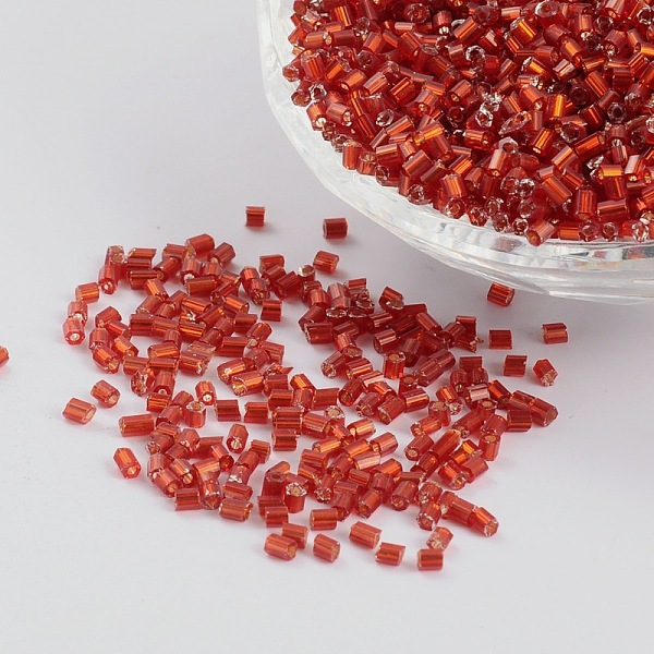 PandaHall 11/0 Two Cut Glass Seed Beads, Hexagon, Silver Lined Round Hole, Red, Size: about 2.2mm in diameter, about 4500pcs/50g Glass Red
PandaHall 11/0 Two Cut Glass Seed Beads, Hexagon, Silver Lined Round Hole, Red, Size: about 2.2mm in diameter, about 4500pcs/50g Glass Red