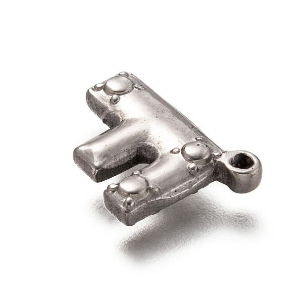 PandaHall 201 Stainless Steel Pendants, Letter F, Stainless Steel Color, 15.5x11.5x3mm, Hole: 1mm 201 Stainless Steel Letter F
PandaHall 201 Stainless Steel Pendants, Letter F, Stainless Steel Color, 15.5x11.5x3mm, Hole: 1mm 201 Stainless Steel Letter F