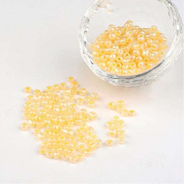 PandaHall DIY Craft Beads 6/0 Ceylon Round Glass Seed Beads, Champagne Yellow, Size: about 4mm in diameter, hole:1.5mm, about 495pcs/50g...
PandaHall DIY Craft Beads 6/0 Ceylon Round Glass Seed Beads, Champagne Yellow, Size: about 4mm in diameter, hole:1.5mm, about 495pcs/50g...