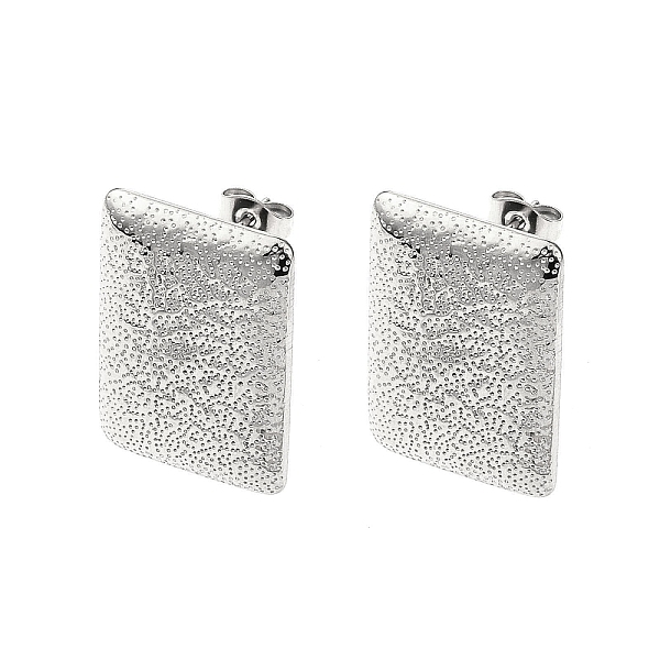 PandaHall 304 Stainless Steel Stud Earring Findings, with Loop, Rectangle, 25x17mm, Hole: 2.5mm, Pin: 10.5x0.5mm 304 Stainless Steel...
PandaHall 304 Stainless Steel Stud Earring Findings, with Loop, Rectangle, 25x17mm, Hole: 2.5mm, Pin: 10.5x0.5mm 304 Stainless Steel...