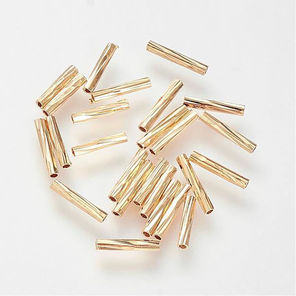 PandaHall Brass Tube Beads, Nickel Free, Real 18K Gold Plated, 8.5x1.5mm, Hole: 1mm Brass Tube
PandaHall Brass Tube Beads, Nickel Free, Real 18K Gold Plated, 8.5x1.5mm, Hole: 1mm Brass Tube