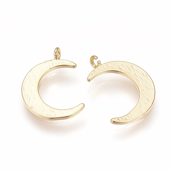 PandaHall Brass Pendants, Nickel Free, Real 18K Gold Plated, Moon, 16.5x12x3mm, Hole: 1mm Brass Moon
PandaHall Brass Pendants, Nickel Free, Real 18K Gold Plated, Moon, 16.5x12x3mm, Hole: 1mm Brass Moon