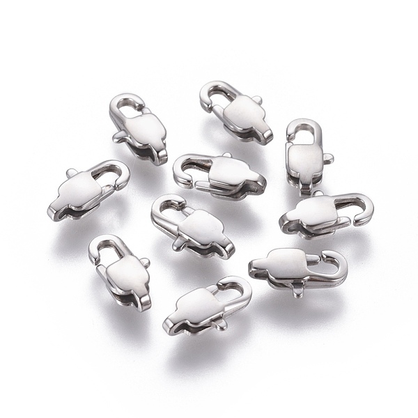 PandaHall 304 Stainless Steel Lobster Claw Clasps, Stainless Steel Color, 11x5.5x3mm, Hole: 1mm 304 Stainless Steel Others
PandaHall 304 Stainless Steel Lobster Claw Clasps, Stainless Steel Color, 11x5.5x3mm, Hole: 1mm 304 Stainless Steel Others