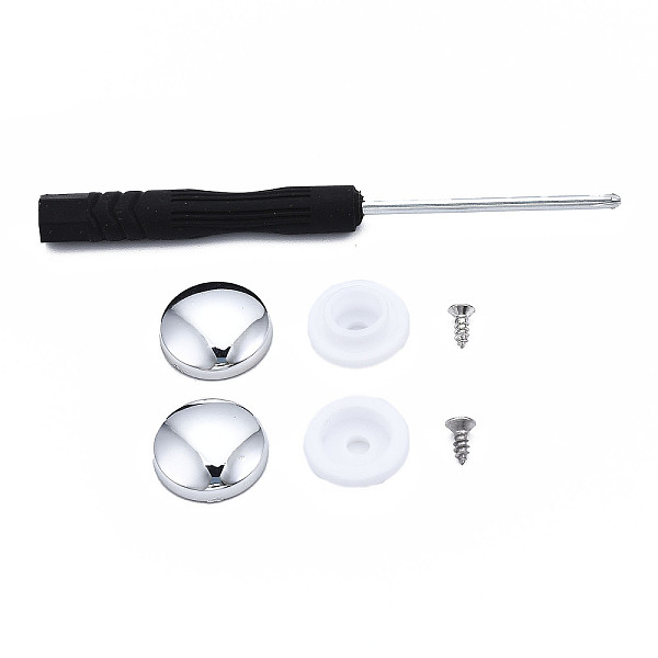PandaHall DIY Clothing Button Accessories Set, 6Pcs Stainless Steel Craft Solid Screw Rivet, with Plastic, 1Pc Iron Cross Head Screwdriver...
PandaHall DIY Clothing Button Accessories Set, 6Pcs Stainless Steel Craft Solid Screw Rivet, with Plastic, 1Pc Iron Cross Head Screwdriver...