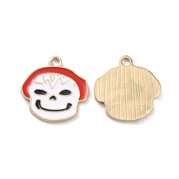 PandaHall Halloween Light Gold Tone Alloy Enamel Pendants, Demon Charm, White, 21x20x1.5mm, Hole: 2mm Alloy+Enamel Others White
PandaHall Halloween Light Gold Tone Alloy Enamel Pendants, Demon Charm, White, 21x20x1.5mm, Hole: 2mm Alloy+Enamel Others White