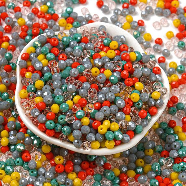 PandaHall Glass Beads, Faceted, Rondelle, Gray, 4x3mm, Hole: 0.4mm, about 820pcs/60g Glass Rondelle Gray
PandaHall Glass Beads, Faceted, Rondelle, Gray, 4x3mm, Hole: 0.4mm, about 820pcs/60g Glass Rondelle Gray