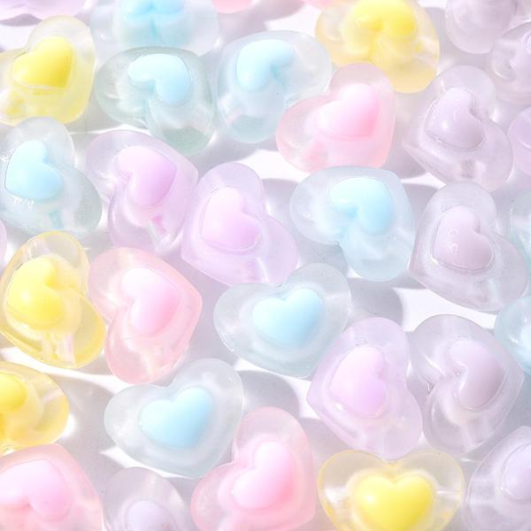 PandaHall 50Pcs 5 Colors Transparent Acrylic Beads, Frosted, Bead in Bead, Heart, Mixed Color, 13x17x9.5mm, Hole: 2.5mm, 10pcs/color Acrylic..., Multicolor
PandaHall 50Pcs 5 Colors Transparent Acrylic Beads, Frosted, Bead in Bead, Heart, Mixed Color, 13x17x9.5mm, Hole: 2.5mm, 10pcs/color Acrylic..., Multicolor