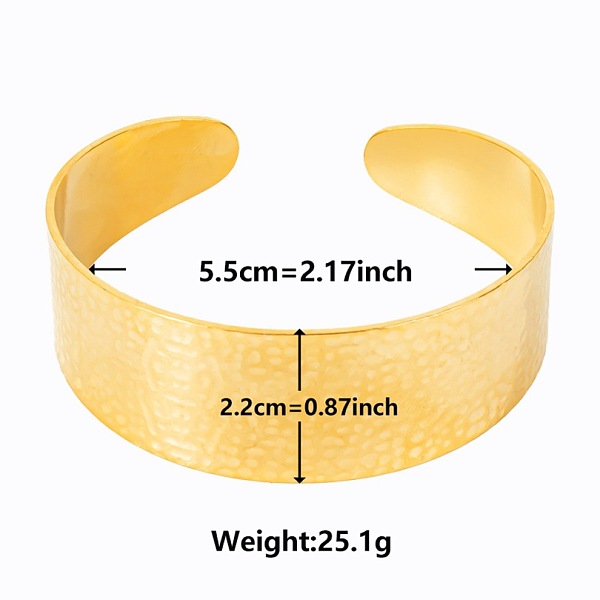 PandaHall Stylish European and American Texture 304 Stainless Steel Cuff Bangles for Women Stainless Steel
PandaHall Stylish European and American Texture 304 Stainless Steel Cuff Bangles for Women Stainless Steel