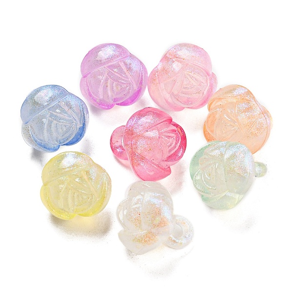 PandaHall Transparent Acrylic Pendants, Glitter Beads, Luminous, Glow in the Dark, Rose, Mixed Color, 15.5x15x13.5mm, Hole: 2.8mm, about..., Multicolor
PandaHall Transparent Acrylic Pendants, Glitter Beads, Luminous, Glow in the Dark, Rose, Mixed Color, 15.5x15x13.5mm, Hole: 2.8mm, about..., Multicolor
