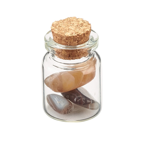 PandaHall Transparent Glass Wishing Bottle Decoration, Chakra Healing Bottles, Wicca Gem Stones Balancing, with Natural Grey Agate Chip...
PandaHall Transparent Glass Wishing Bottle Decoration, Chakra Healing Bottles, Wicca Gem Stones Balancing, with Natural Grey Agate Chip...