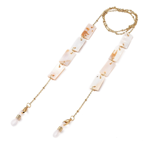 PandaHall Eyeglasses Chains, Neck Strap for Eyeglasses, with Natural Shell Rectangle Links, Golden Plated 304 Stainless Steel Satellite...
PandaHall Eyeglasses Chains, Neck Strap for Eyeglasses, with Natural Shell Rectangle Links, Golden Plated 304 Stainless Steel Satellite...