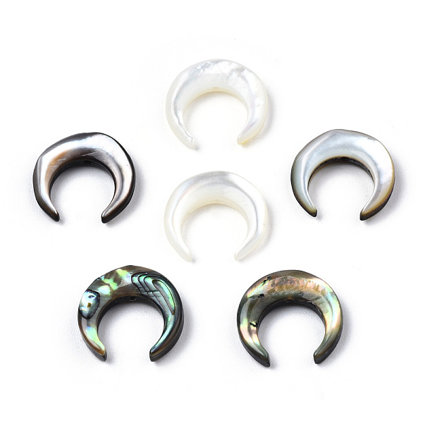 PandaHall Natural Shell Bead sets, Including Black Lip Shell & Abalone Shell/Paua Shell & White Shell, Crescent Moon, 13x13x3mm, Hole: 0.8mm...
PandaHall Natural Shell Bead sets, Including Black Lip Shell & Abalone Shell/Paua Shell & White Shell, Crescent Moon, 13x13x3mm, Hole: 0.8mm...