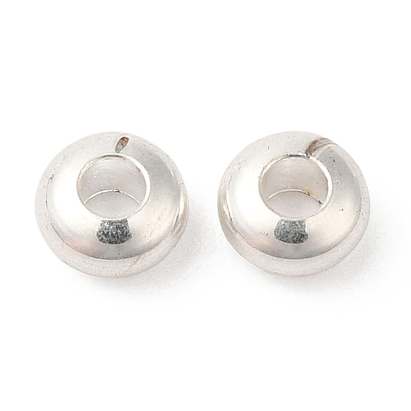 PandaHall Brass Beads, Cadmium Free & Lead Free, Rondelle, Long-Lasting Plated, Silver, 4x2mm, Hole: 1.6mm Brass Rondelle
PandaHall Brass Beads, Cadmium Free & Lead Free, Rondelle, Long-Lasting Plated, Silver, 4x2mm, Hole: 1.6mm Brass Rondelle