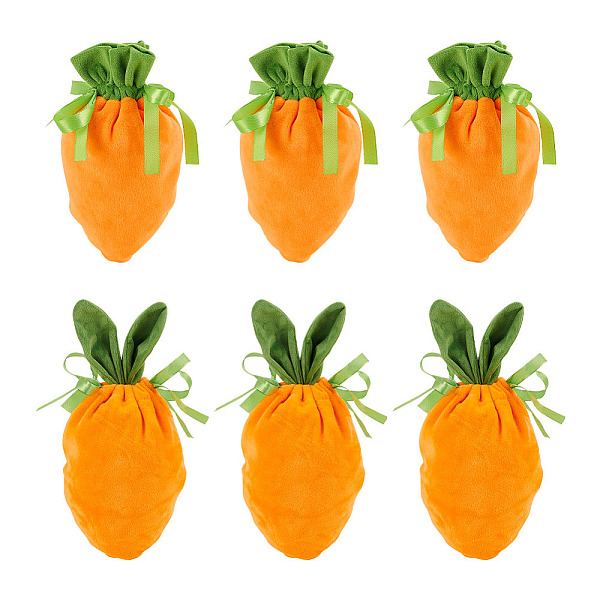 PandaHall BENECREAT 6Pcs 2 Styles Carrot Shaped Velvet Ribbon Drawstring Bag, for Easter Party Candy Wrapping, Orange, 195~265x140mm...
PandaHall BENECREAT 6Pcs 2 Styles Carrot Shaped Velvet Ribbon Drawstring Bag, for Easter Party Candy Wrapping, Orange, 195~265x140mm...