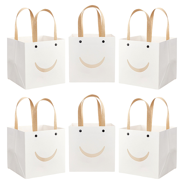 PandaHall 12 Pcs White Craft Paper Bags, 5.9x5.9 Carrier Paper Gift Bags With Handles Party Favor Kraft Paper Bag with Smiling Shape Clear...
PandaHall 12 Pcs White Craft Paper Bags, 5.9x5.9 Carrier Paper Gift Bags With Handles Party Favor Kraft Paper Bag with Smiling Shape Clear...