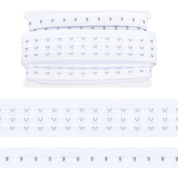 PandaHall 3M 216 Stainless Steel 3 Row Hook & Eye Tape, Undergarment Sewing Fastener Polyester Tape, White, 27~28x4mm & 49x5mm Polyester...
PandaHall 3M 216 Stainless Steel 3 Row Hook & Eye Tape, Undergarment Sewing Fastener Polyester Tape, White, 27~28x4mm & 49x5mm Polyester...