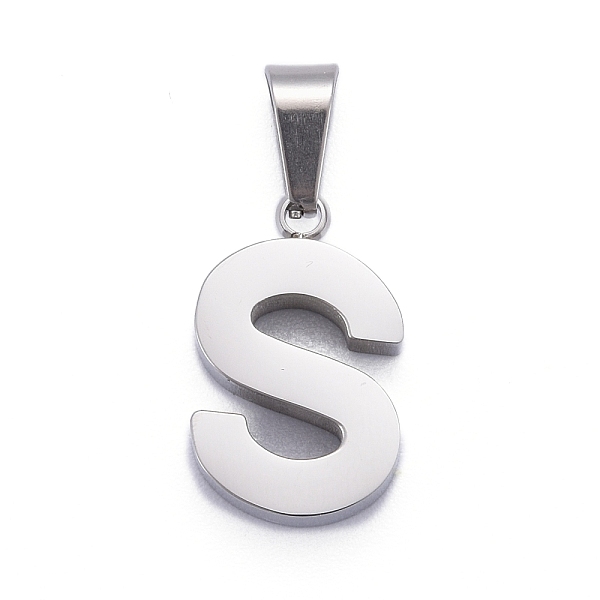 PandaHall 304 Stainless Steel Letter Pendants, Manual Polishing, Alphabet, Stainless Steel Color, Letter.S, 18.5x11x3.5mm, Hole: 6.5x3.5mm...
PandaHall 304 Stainless Steel Letter Pendants, Manual Polishing, Alphabet, Stainless Steel Color, Letter.S, 18.5x11x3.5mm, Hole: 6.5x3.5mm...