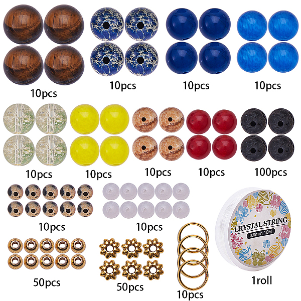 PandaHall SUNNYCLUE DIY Bracelets Making, with Natural/Synthetic Gemstone Beads and Glass Bead, Iron Bead Spacers and Brass Bead Frames..., Multicolor
PandaHall SUNNYCLUE DIY Bracelets Making, with Natural/Synthetic Gemstone Beads and Glass Bead, Iron Bead Spacers and Brass Bead Frames..., Multicolor