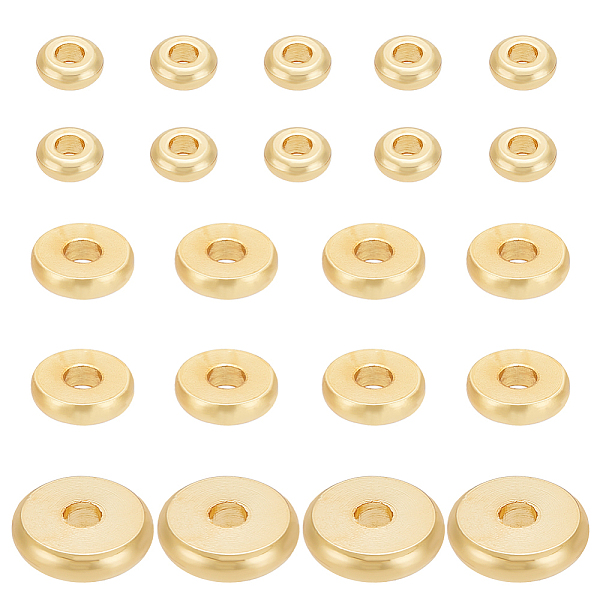 PandaHall BENECREAT 60Pcs 3 Styes Brass Beads, Long-Lasting Plated, Flat Round/Disc, Heishi Beads, Real 18K Gold Plated, 4~7.5x1.5mm, Hole...
PandaHall BENECREAT 60Pcs 3 Styes Brass Beads, Long-Lasting Plated, Flat Round/Disc, Heishi Beads, Real 18K Gold Plated, 4~7.5x1.5mm, Hole...