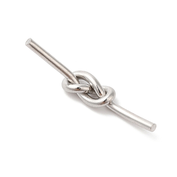 PandaHall 304 Stainless Steel Pendants, Love Knot Fittings, Stainless Steel Color, 24.5x4.5x7mm, Hole: 0.8mm 304 Stainless Steel Others
PandaHall 304 Stainless Steel Pendants, Love Knot Fittings, Stainless Steel Color, 24.5x4.5x7mm, Hole: 0.8mm 304 Stainless Steel Others