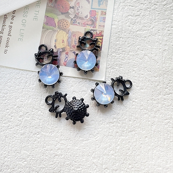 PandaHall Alloy Rhinestone Pendant, Cute Cat Shaped Charms, Silver, Light Blue, 10x8mm Alloy+Rhinestone Cat Shape
PandaHall Alloy Rhinestone Pendant, Cute Cat Shaped Charms, Silver, Light Blue, 10x8mm Alloy+Rhinestone Cat Shape