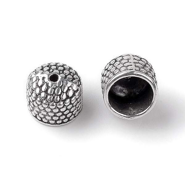 PandaHall Tibetan Style Alloy Cord Ends, End Caps, Cadmium Free & Lead Free, Antique Silver, 10x9mm, Hole: 1.5mm, Inner Diameter: 8mm, about...
PandaHall Tibetan Style Alloy Cord Ends, End Caps, Cadmium Free & Lead Free, Antique Silver, 10x9mm, Hole: 1.5mm, Inner Diameter: 8mm, about...