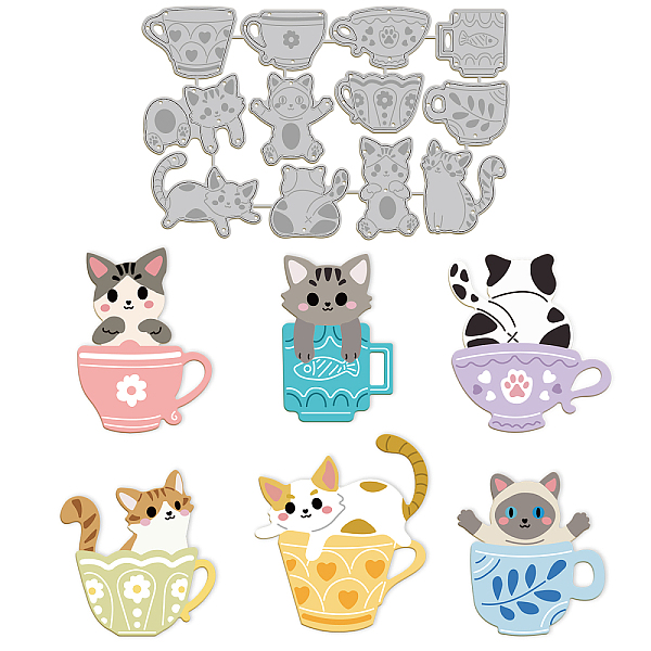 PandaHall Carbon Steel Cutting Dies Stencils, for DIY Scrapbooking, Photo Album, Decorative Embossing Paper Card, Stainless Steel Color, Cat...
PandaHall Carbon Steel Cutting Dies Stencils, for DIY Scrapbooking, Photo Album, Decorative Embossing Paper Card, Stainless Steel Color, Cat...