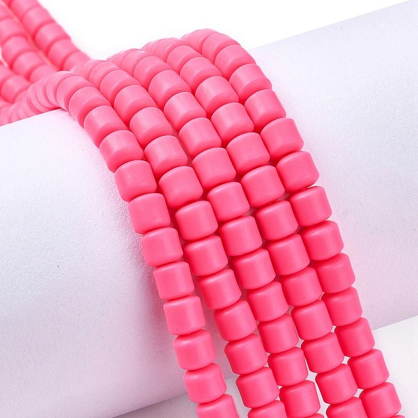 PandaHall Handmade Polymer Clay Bead Strands, Column, Camellia, 6.5x6mm, Hole: 1.2mm, about 61pcs/strand, 15.75 inch(40cm) Polymer Clay..., Pink
PandaHall Handmade Polymer Clay Bead Strands, Column, Camellia, 6.5x6mm, Hole: 1.2mm, about 61pcs/strand, 15.75 inch(40cm) Polymer Clay..., Pink