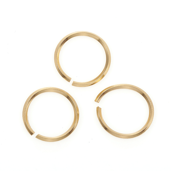 PandaHall 304 Stainless Steel Jump Ring, Open Jump Rings, Golden, 15x1.2mm, Inner Diameter: 12.5mm 304 Stainless Steel
PandaHall 304 Stainless Steel Jump Ring, Open Jump Rings, Golden, 15x1.2mm, Inner Diameter: 12.5mm 304 Stainless Steel
