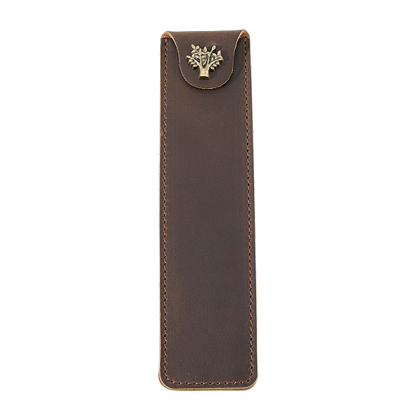 PandaHall Crazy Horsehide Pen Sleeve Pouch, Fountain Pen Protective Cover, Single Pen Holder, with Tree Pattern Alloy Snap Button, Rectangle...
PandaHall Crazy Horsehide Pen Sleeve Pouch, Fountain Pen Protective Cover, Single Pen Holder, with Tree Pattern Alloy Snap Button, Rectangle...