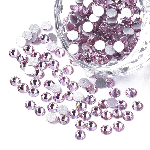 PandaHall Glass Flat Back Rhinestone Cabochons, Back Plated, Faceted Half Round, Violet, SS12, 3~3.2x1.5mm, about 1440pcs/bag Glass..., Purple
PandaHall Glass Flat Back Rhinestone Cabochons, Back Plated, Faceted Half Round, Violet, SS12, 3~3.2x1.5mm, about 1440pcs/bag Glass..., Purple