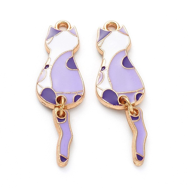 PandaHall Alloy Enamel Pendants & Earring, Cat Shape, Plum, 35.5x10x2~4.5mm, Hole: 1.2mm, Pin: 1.5mm Alloy+Enamel Cat Shape Purple
PandaHall Alloy Enamel Pendants & Earring, Cat Shape, Plum, 35.5x10x2~4.5mm, Hole: 1.2mm, Pin: 1.5mm Alloy+Enamel Cat Shape Purple