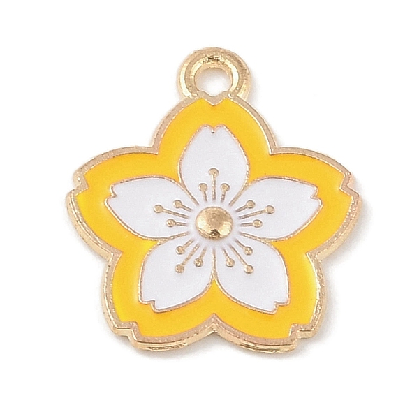 PandaHall Alloy Enamel Pendants, Light Gold, Flower Charm, Yellow, 20x18x1mm, Hole: 1.8mm Alloy+Enamel Flower Yellow
PandaHall Alloy Enamel Pendants, Light Gold, Flower Charm, Yellow, 20x18x1mm, Hole: 1.8mm Alloy+Enamel Flower Yellow