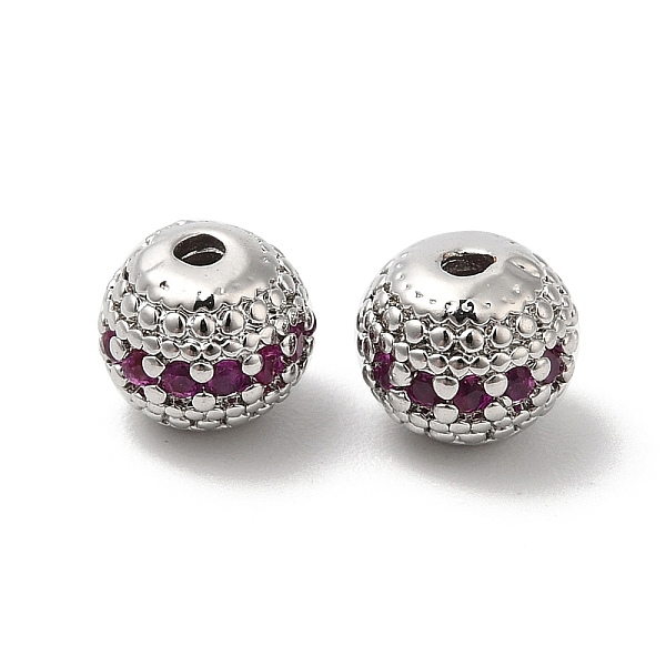 PandaHall Brass Micro Pave Cubic Zirconia Beads, Round, Real Platinum Plated, 5.8x5mm, Hole: 1mm Brass+Cubic Zirconia Round
PandaHall Brass Micro Pave Cubic Zirconia Beads, Round, Real Platinum Plated, 5.8x5mm, Hole: 1mm Brass+Cubic Zirconia Round