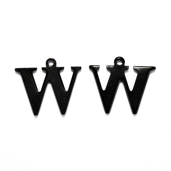 PandaHall 304 Stainless Steel Alphabet Charms, Electrophoresis Black, Letter.W, 12x14x0.7mm, Hole: 1mm 304 Stainless Steel Letter W
PandaHall 304 Stainless Steel Alphabet Charms, Electrophoresis Black, Letter.W, 12x14x0.7mm, Hole: 1mm 304 Stainless Steel Letter W