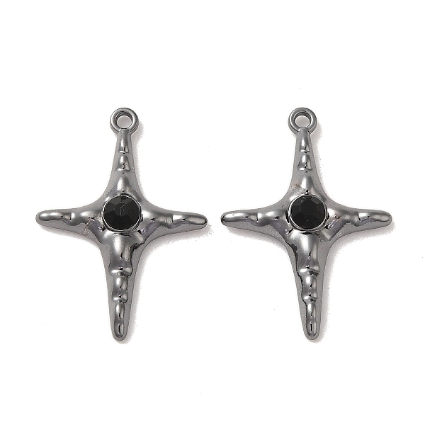 PandaHall Rack Plating Alloy Pendants, with Rhinestone, Cadmium Free & Nickel Free & Lead Free, Star, Gunmetal, 28.5~29x20x4~5mm, Hole..., Black
PandaHall Rack Plating Alloy Pendants, with Rhinestone, Cadmium Free & Nickel Free & Lead Free, Star, Gunmetal, 28.5~29x20x4~5mm, Hole..., Black