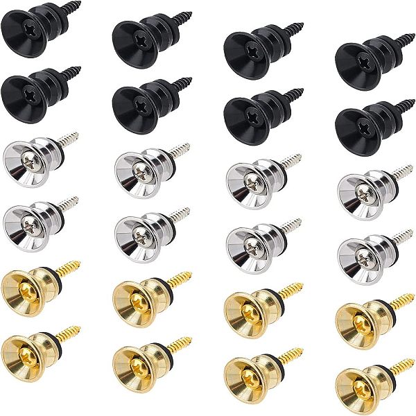 PandaHall FINGERINSPIRE 24 Sets 3 Colors Guitar Strap Buttons Guitar Strap Locks with Mounting Screws and Washers Metal Guitar End Pins...
PandaHall FINGERINSPIRE 24 Sets 3 Colors Guitar Strap Buttons Guitar Strap Locks with Mounting Screws and Washers Metal Guitar End Pins...