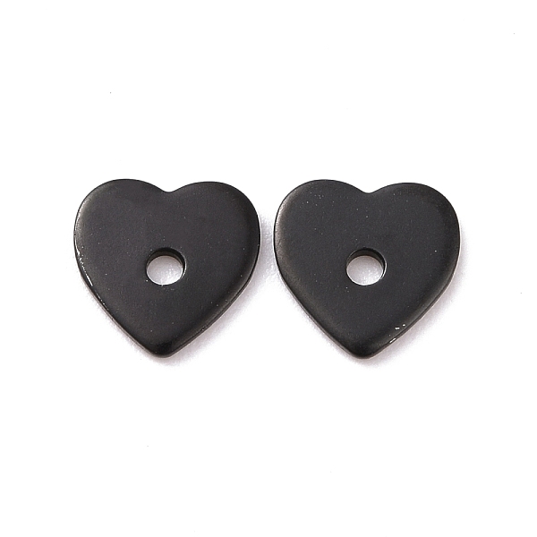 PandaHall Ion Plating(IP) 304 Stainless Steel Beads, Heart, Electrophoresis Black, 8x8x1mm, Hole: 1.5mm 304 Stainless Steel Heart
PandaHall Ion Plating(IP) 304 Stainless Steel Beads, Heart, Electrophoresis Black, 8x8x1mm, Hole: 1.5mm 304 Stainless Steel Heart