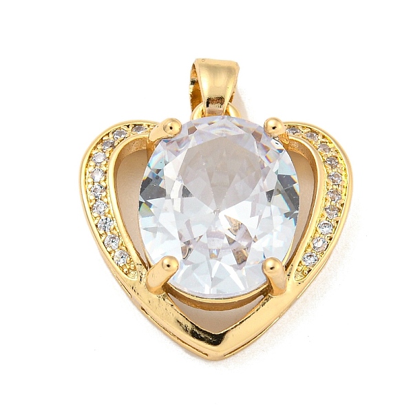 PandaHall Brass Micro Pave Clear Cubic Zirconia Pendants, with Glass, Heart, Clear, 17x17.2x7mm, Hole: 4x2.5mm Brass+Cubic Zirconia Heart...
PandaHall Brass Micro Pave Clear Cubic Zirconia Pendants, with Glass, Heart, Clear, 17x17.2x7mm, Hole: 4x2.5mm Brass+Cubic Zirconia Heart...