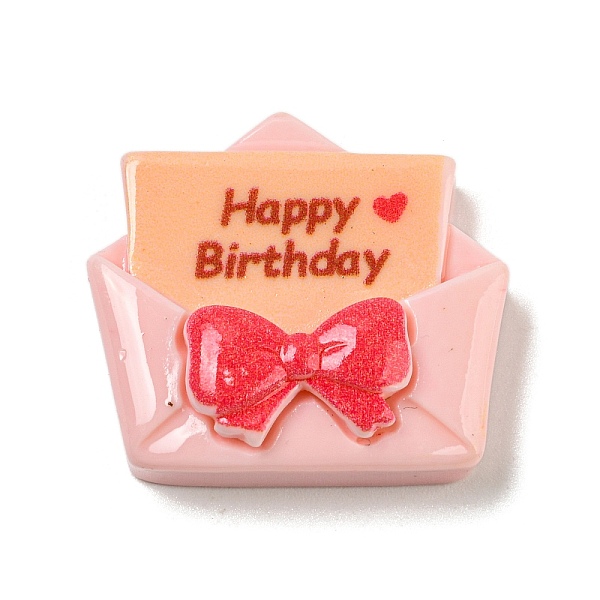 PandaHall Birthday Theme Opaque Resin Decoden Cabochons, Cartoon Cabochons, for Jewelry Making, Envelope, 28x25x9mm Resin Envelope Pink
PandaHall Birthday Theme Opaque Resin Decoden Cabochons, Cartoon Cabochons, for Jewelry Making, Envelope, 28x25x9mm Resin Envelope Pink