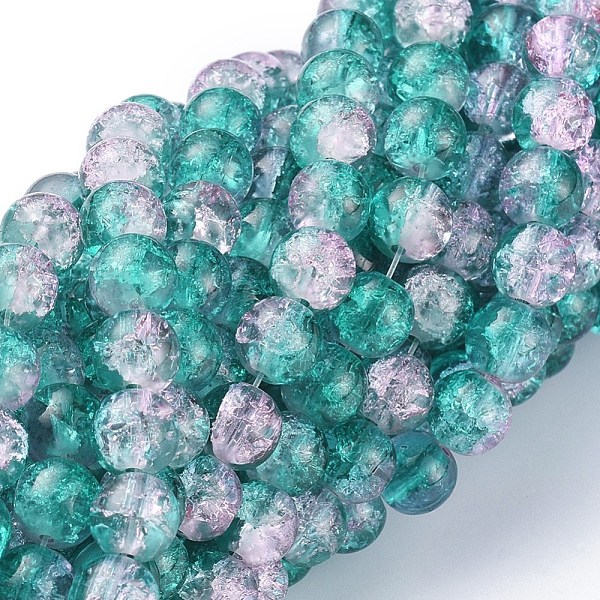 PandaHall Crackle Glass Beads Strands, Round, Dark Cyan, 4mm, Hole: 1.1~1.3mm, 31.4 inch Glass Round Cyan
PandaHall Crackle Glass Beads Strands, Round, Dark Cyan, 4mm, Hole: 1.1~1.3mm, 31.4 inch Glass Round Cyan