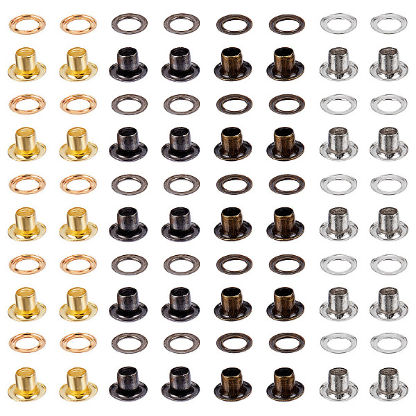 PandaHall GORGECRAFT 200 Sets 4 Colors Eyelets and Grommets 3MM Hole Self Backing Eyelet Mini Crop A Dile Eyelets with Washers for Paper..., Multicolor
PandaHall GORGECRAFT 200 Sets 4 Colors Eyelets and Grommets 3MM Hole Self Backing Eyelet Mini Crop A Dile Eyelets with Washers for Paper..., Multicolor