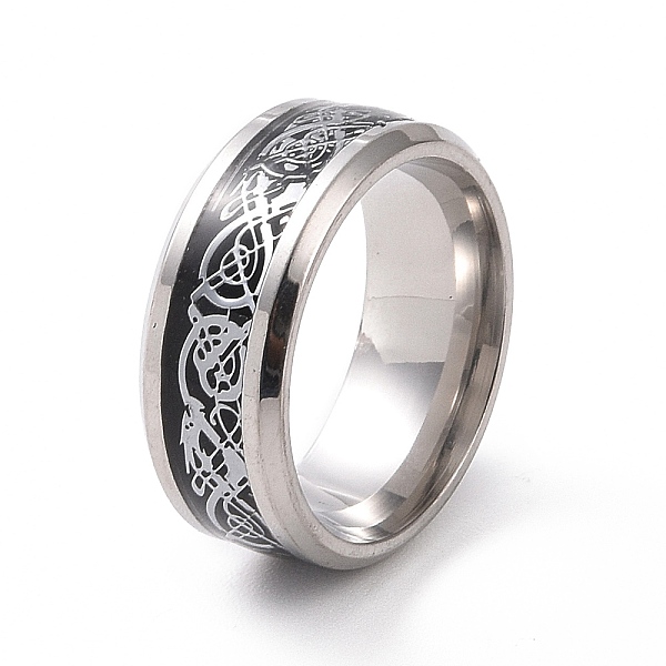 PandaHall Enamel Dragon Flat Finger Ring, 201 Stainless Steel Jewelry for Women, Stainless Steel Color, Inner Diameter: 17mm 201 Stainless...
PandaHall Enamel Dragon Flat Finger Ring, 201 Stainless Steel Jewelry for Women, Stainless Steel Color, Inner Diameter: 17mm 201 Stainless...