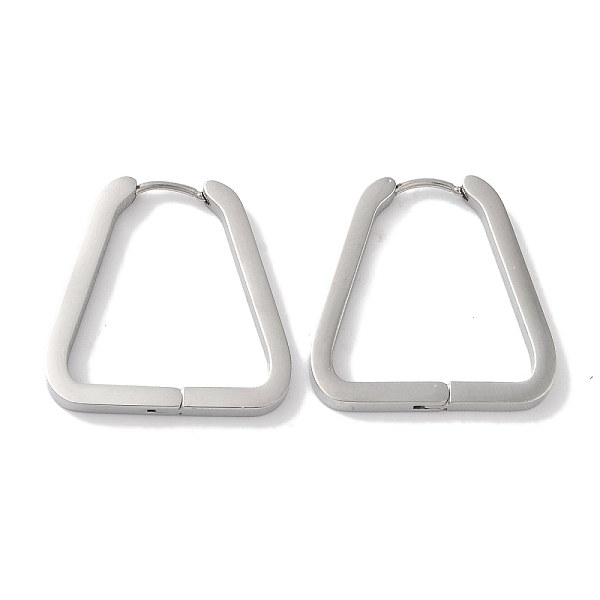 PandaHall 304 Stainless Steel Hoop Earrings for Women, Triangle, Stainless Steel Color, 25x25x3mm 304 Stainless Steel Triangle
PandaHall 304 Stainless Steel Hoop Earrings for Women, Triangle, Stainless Steel Color, 25x25x3mm 304 Stainless Steel Triangle
