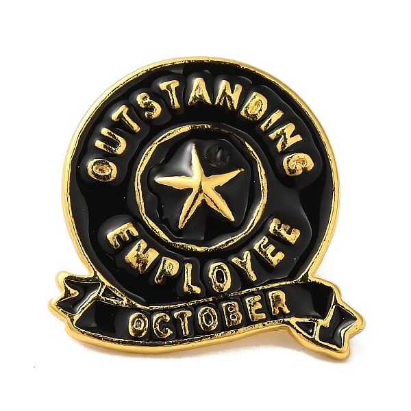 PandaHall Golden Tone Alloy Outstanding Employee of The Month Enamel Pins, Employee Reward Broch, Black, October, 23x24x2mm Alloy+Enamel...
PandaHall Golden Tone Alloy Outstanding Employee of The Month Enamel Pins, Employee Reward Broch, Black, October, 23x24x2mm Alloy+Enamel...